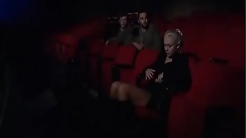 Cinema Cumshot Handjob Italian 