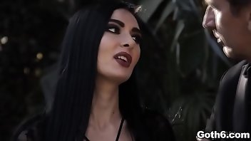 Goth Cumshot Facial Hardcore 