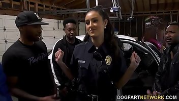 Police Cumshot Facial Teen Latina 