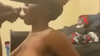 Nigerian Cumshot Cum Black Babe 