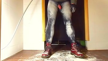 Boots Wet Masturbation 