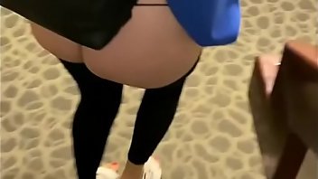 Midget Latina Outdoor Thong Homemade 