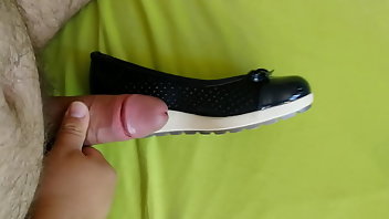 Shoejob Cumshot Cum Masturbation 