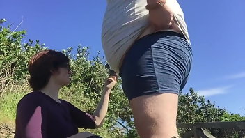 Amateur Blowjob BBW Outdoor Cum In Mouth 