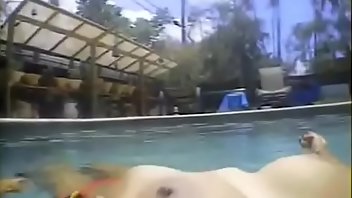 Underwater Pussy Latina Pornstar Brunette 