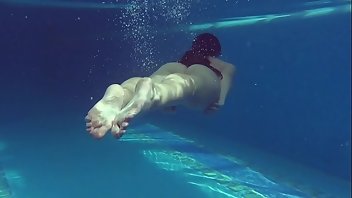 Underwater Teen European Bikini Shaved 