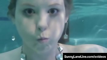 Underwater Blonde Outdoor Pornstar Blowjob 