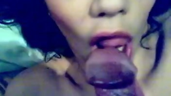 Amateur Colombian Cum Swallowing Latina 