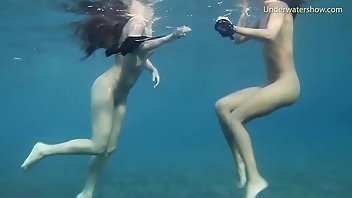 Underwater Outdoor Bikini Public Shower 